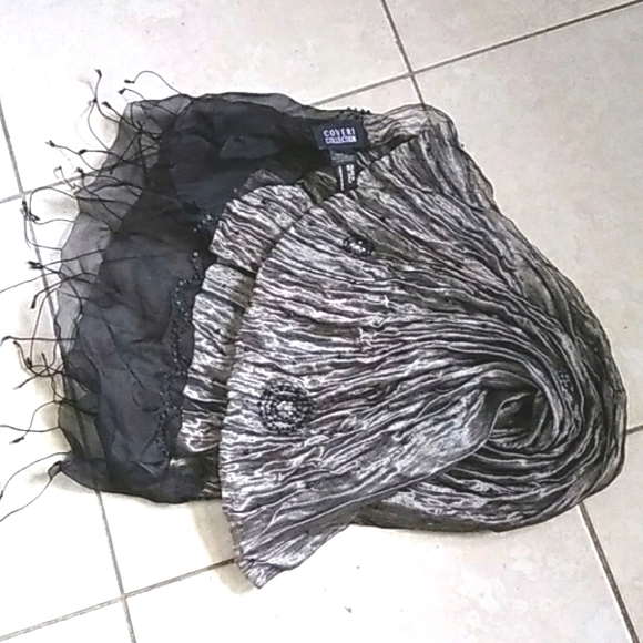 Coveri Collection metallic scarf - Picture 2 of 16